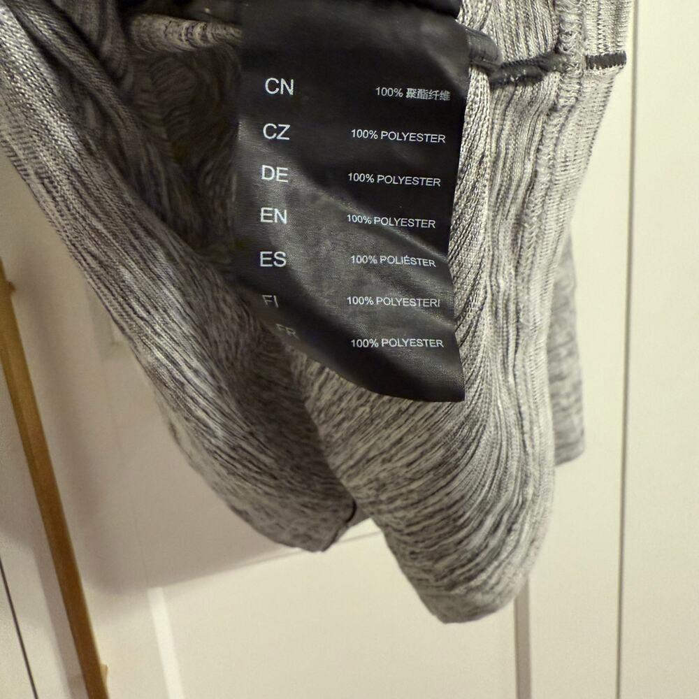 KUHL Men’s LARGE Alloy Heather Cloud Gray Long Sleeve Quarter Zip Mock Neck - Picture 7 of 9